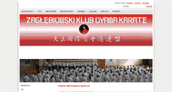 Desktop Screenshot of karate-oyama.pl