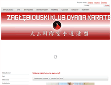 Tablet Screenshot of karate-oyama.pl